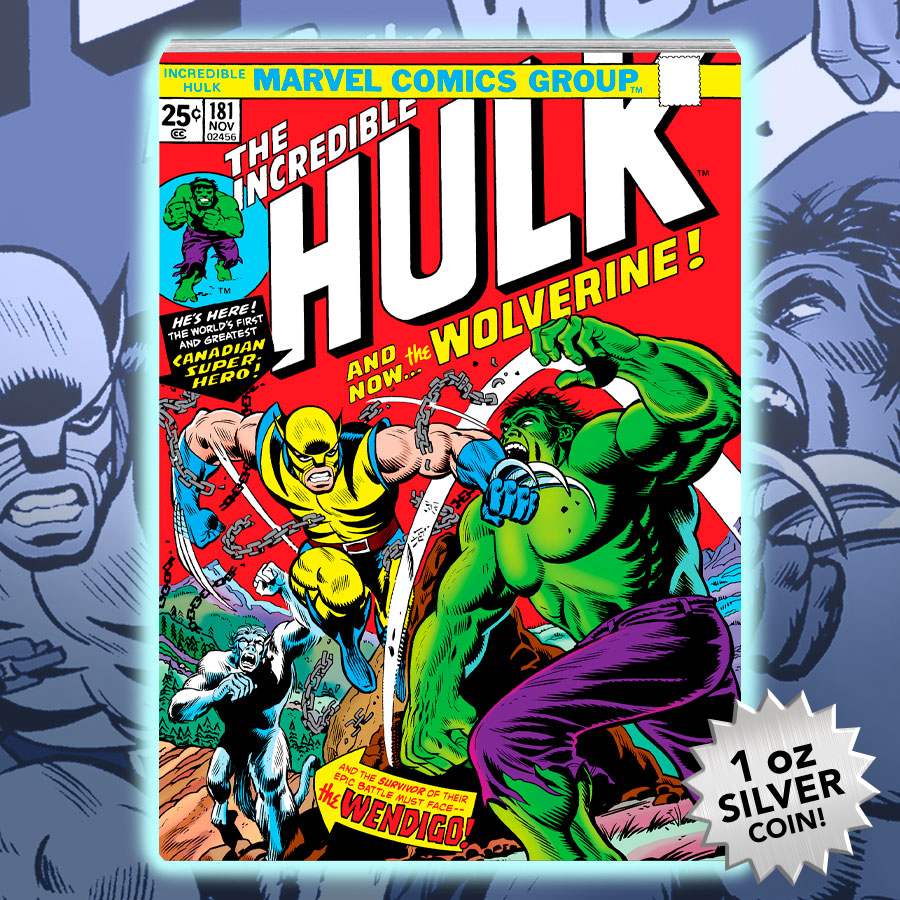 The Incredible Hulk #181 1oz Silver Coin