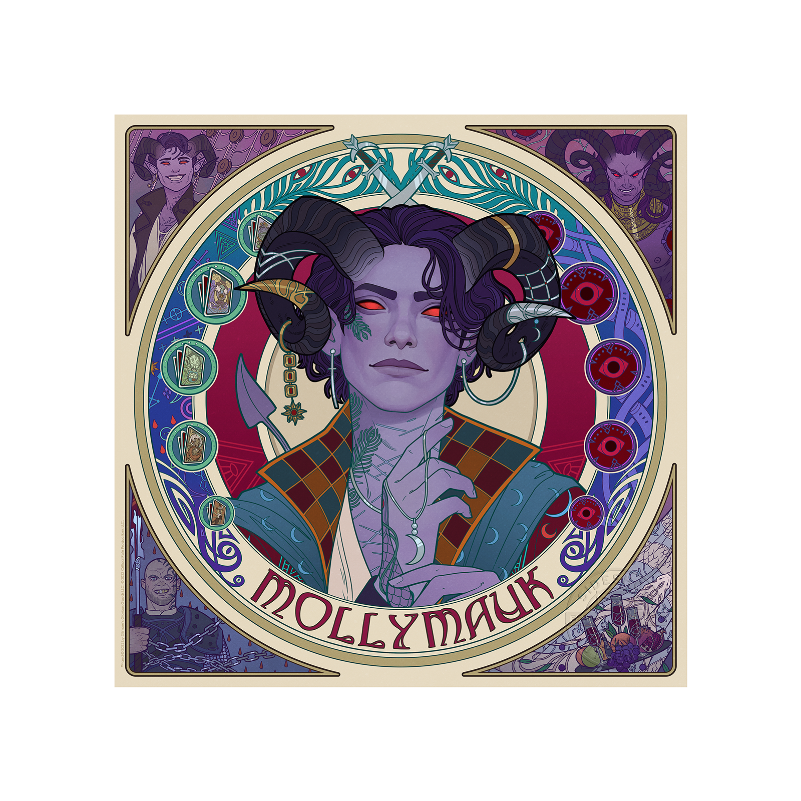 Mighty Nein Portrait Series: Mollymauk