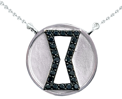Black Widow Black Diamond Necklace
