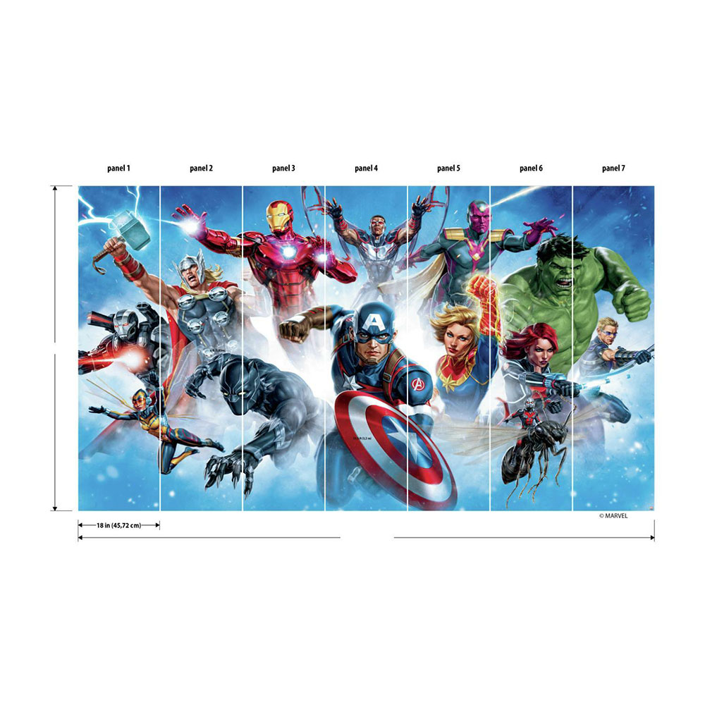 Avengers Gallery Art Wallpaper Mural