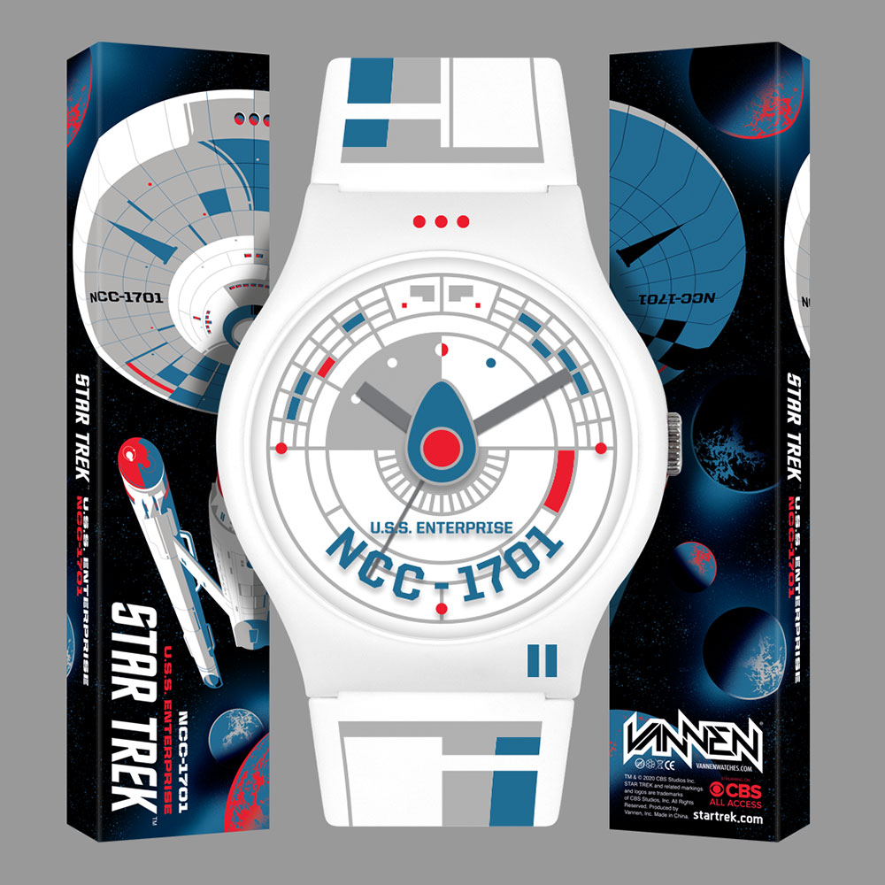 Star Trek US.S. Enterprise White Watch