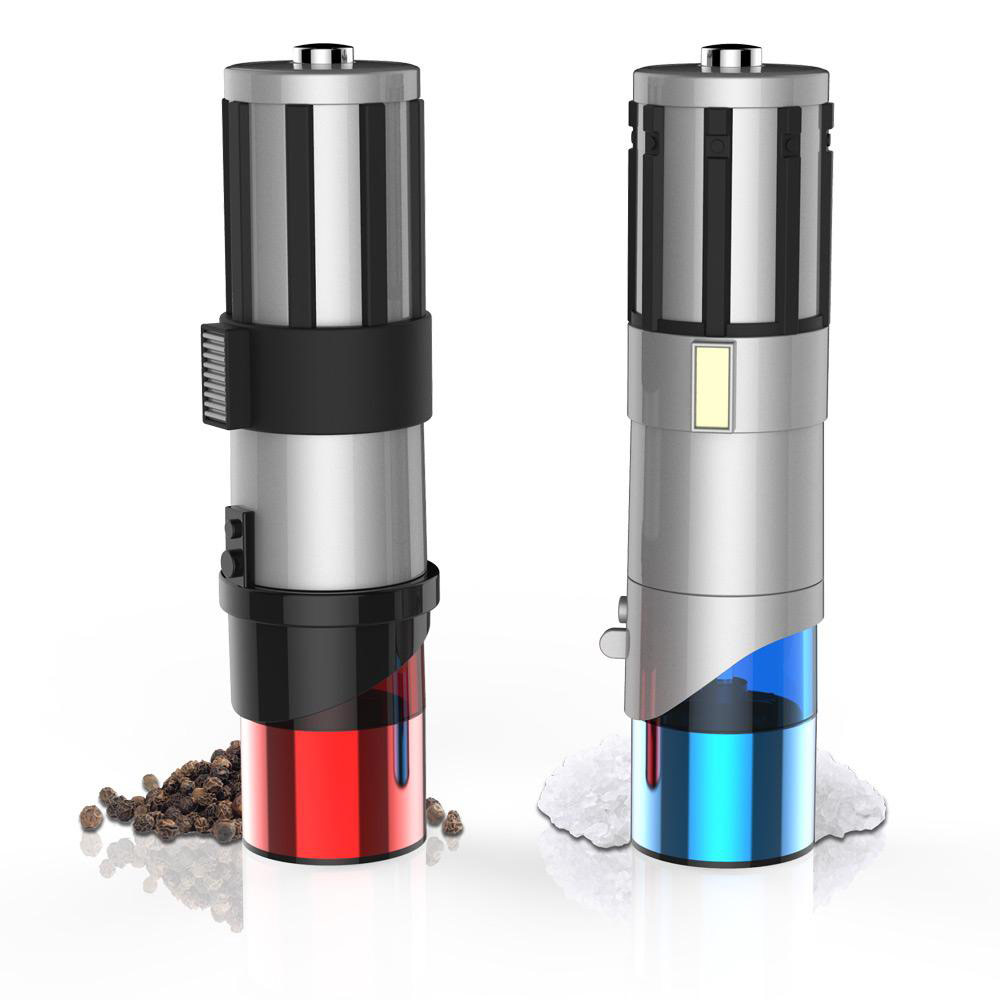 Lightsaber Electric Salt & Pepper Mill Grinder