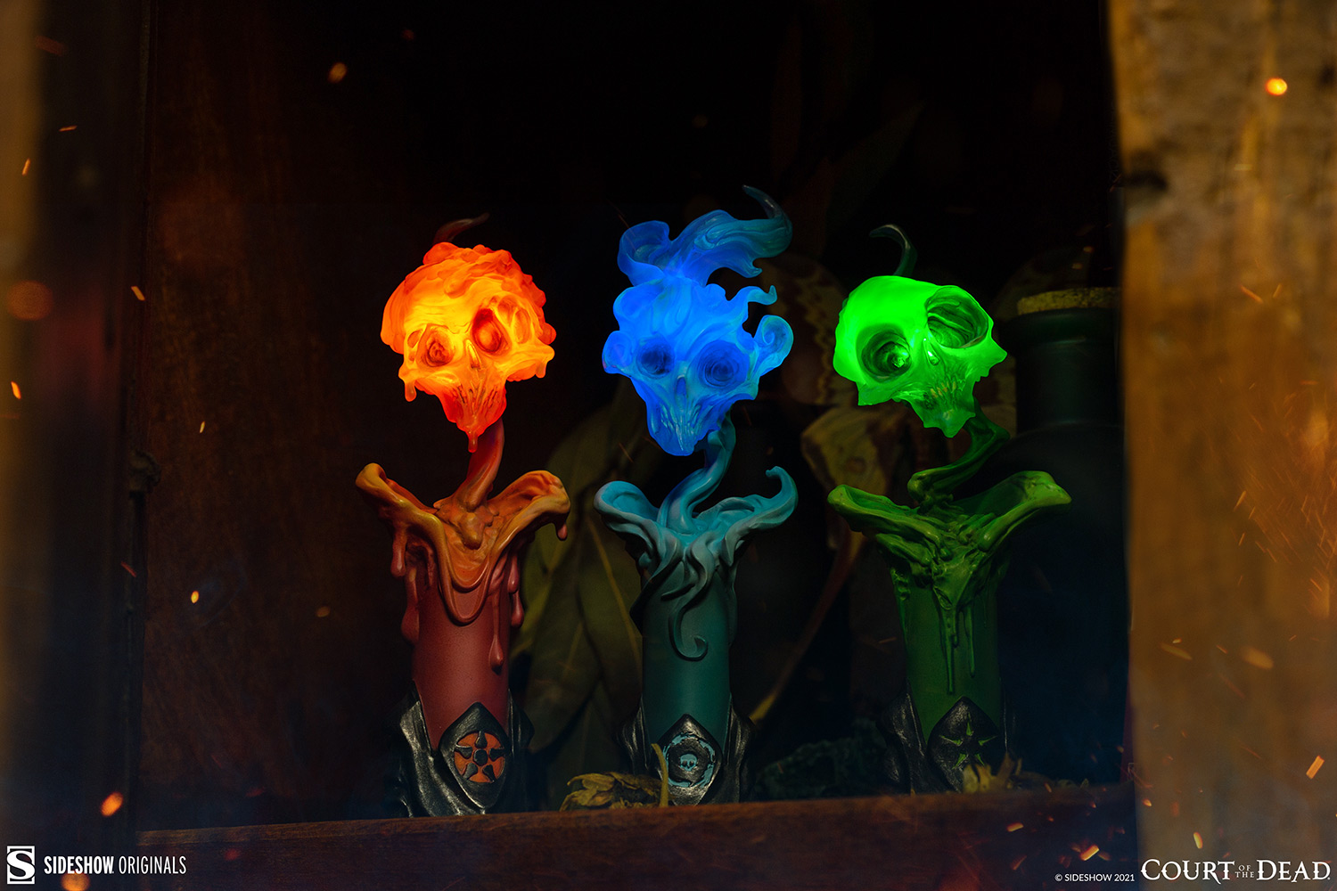 The Lighter Side of Darkness: Faction Candle Statue Set