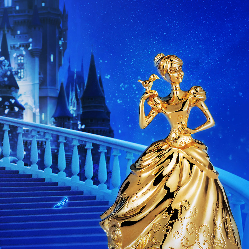 Cinderella Gilt Music Carousel