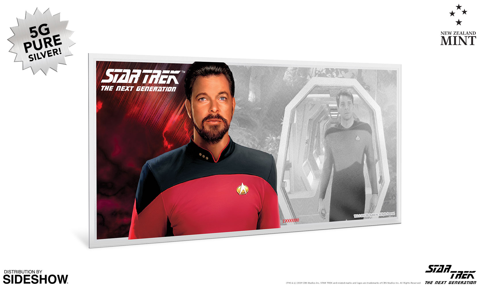 William T. Riker Silver Coin Note