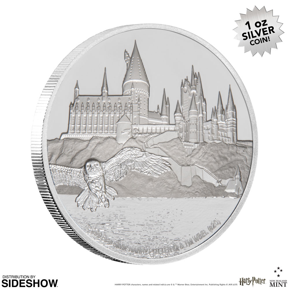 Hogwarts Castle Silver Coin