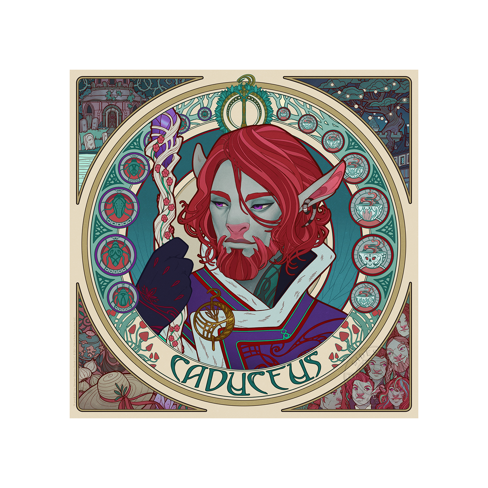 Mighty Nein Portrait Series: Caduceus