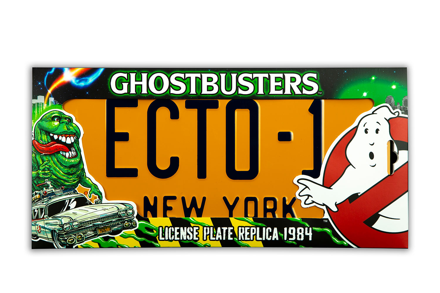 Ghostbusters ECTO-1 License Plate