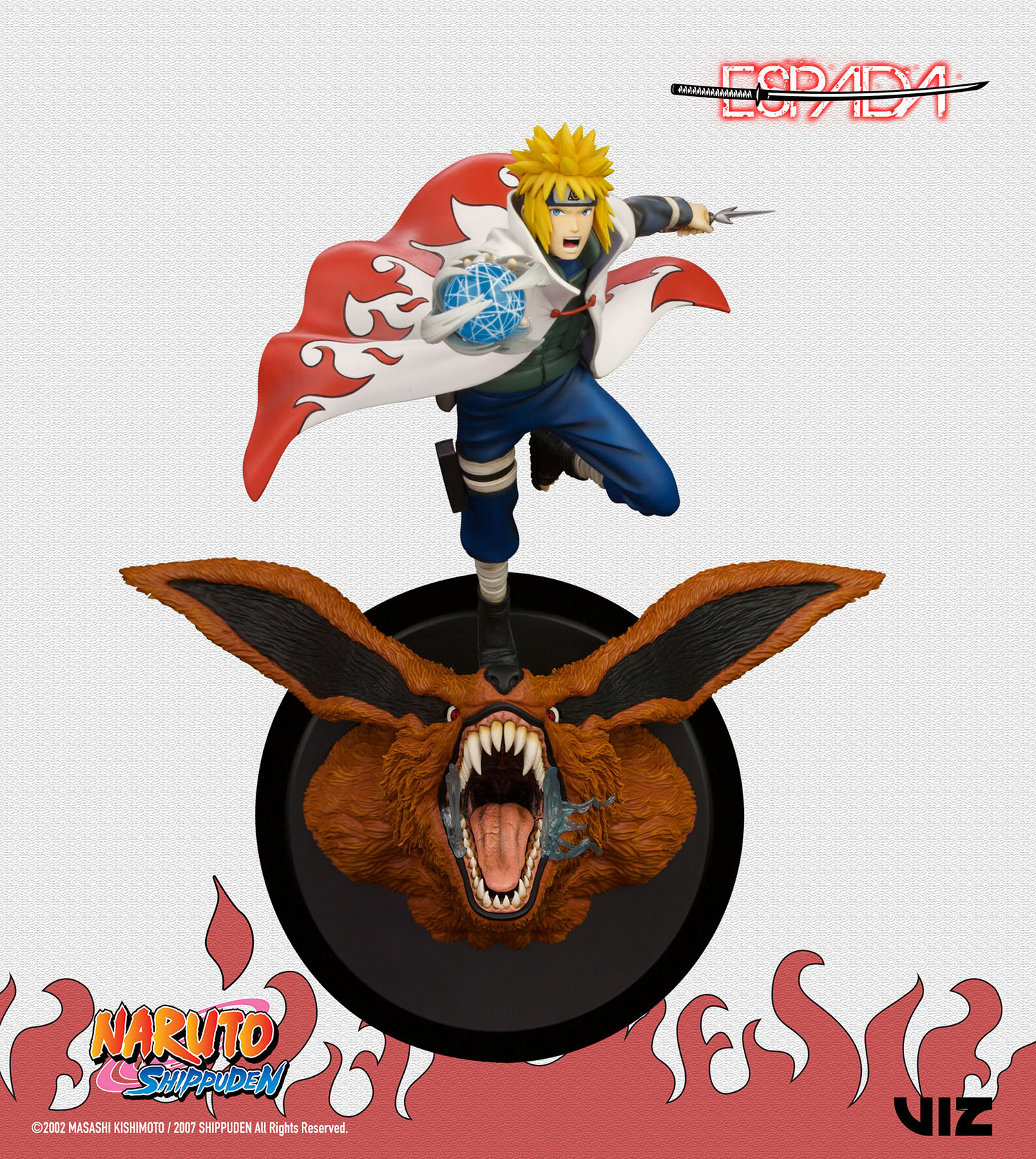 Minato Namikaze Vs Nine Tailed Fox