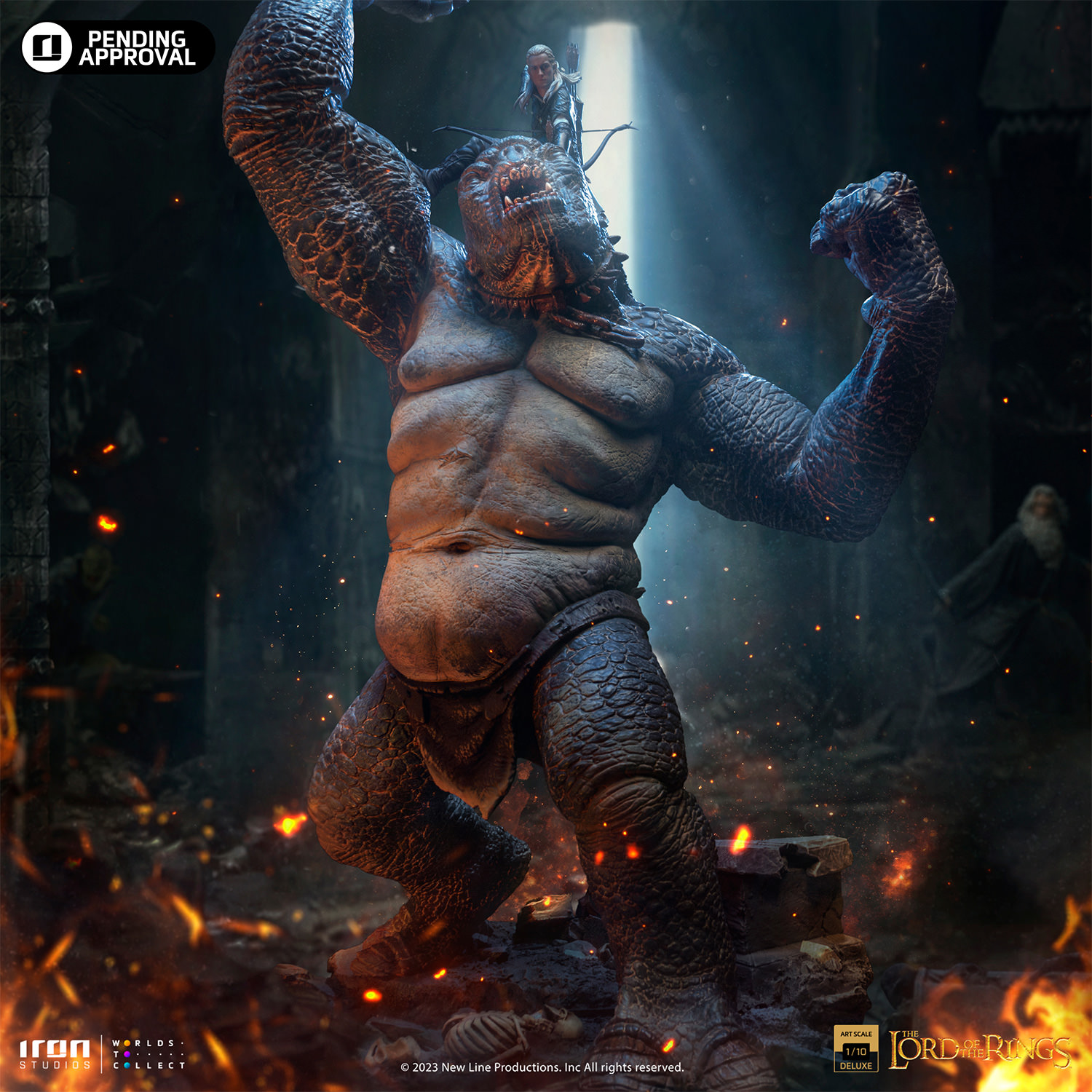 Cave Troll & Legolas