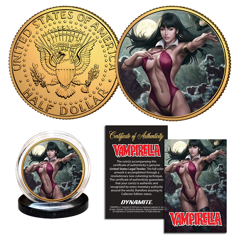 Vampirella (Stanley Artgerm Lau) #1 Gold Coin