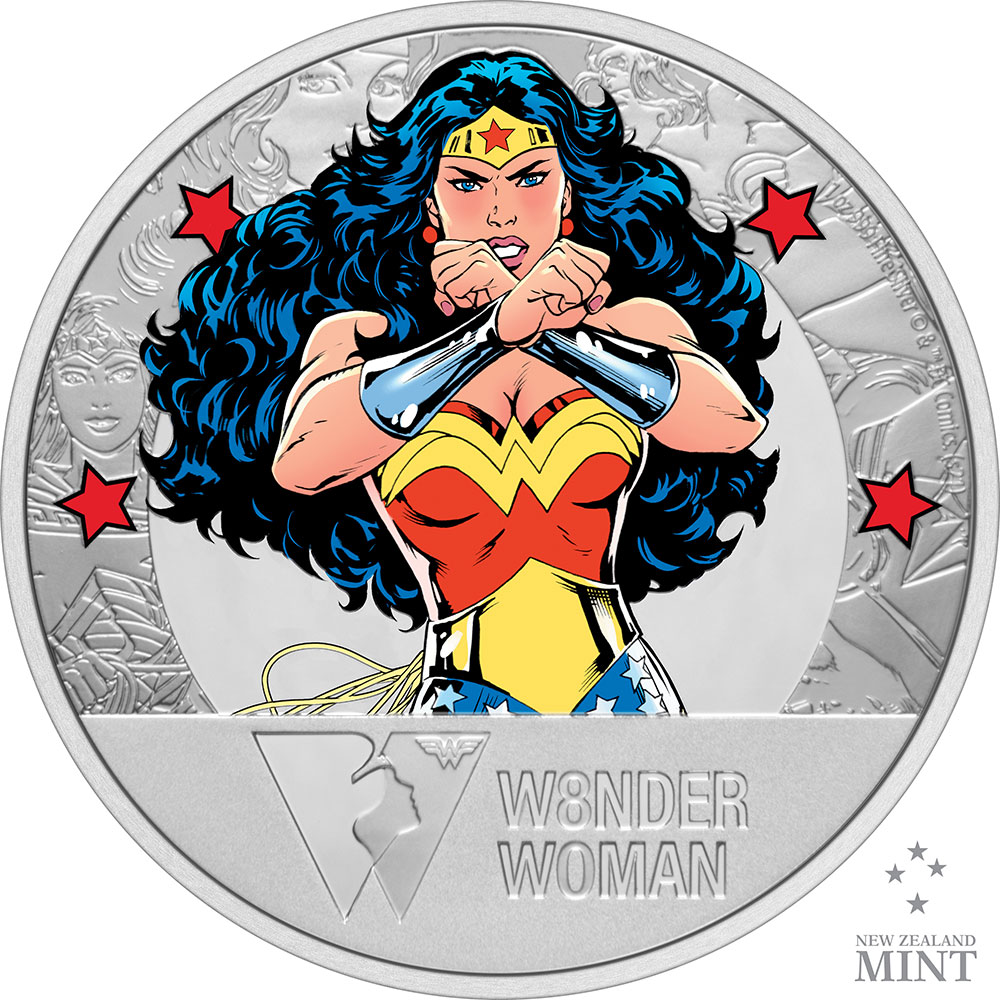 Wonder Woman 80th Anniversary 1oz Silver Coin