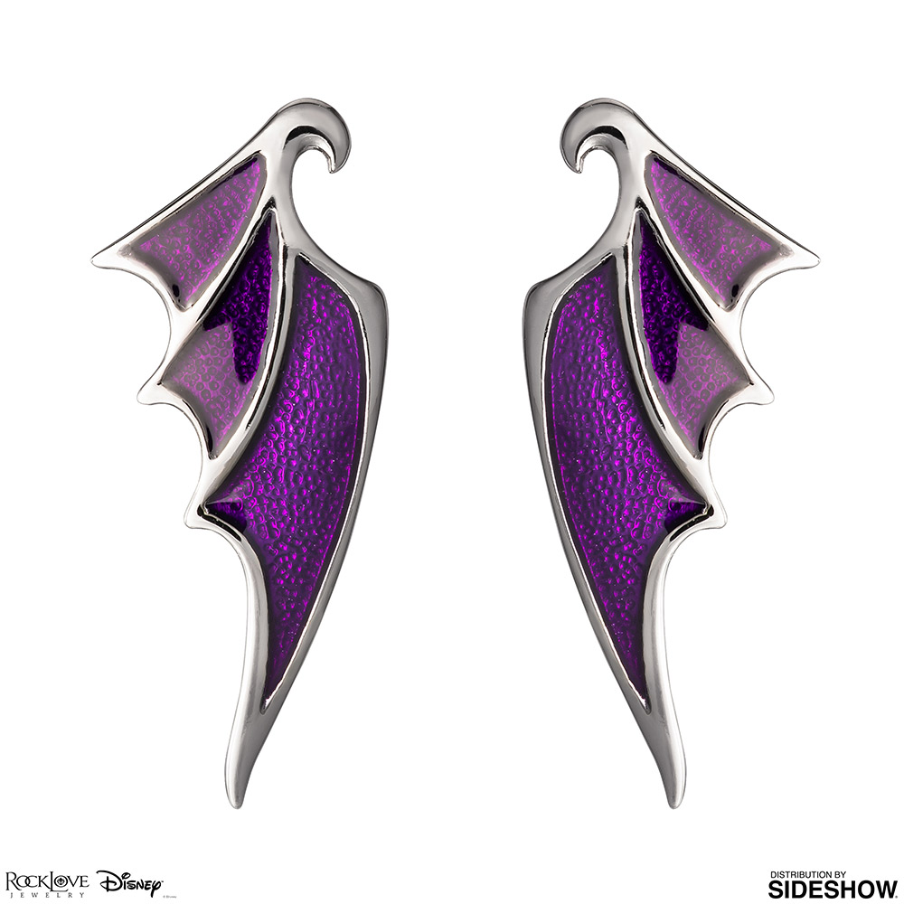 Maleficent Dragon Wing Earrings