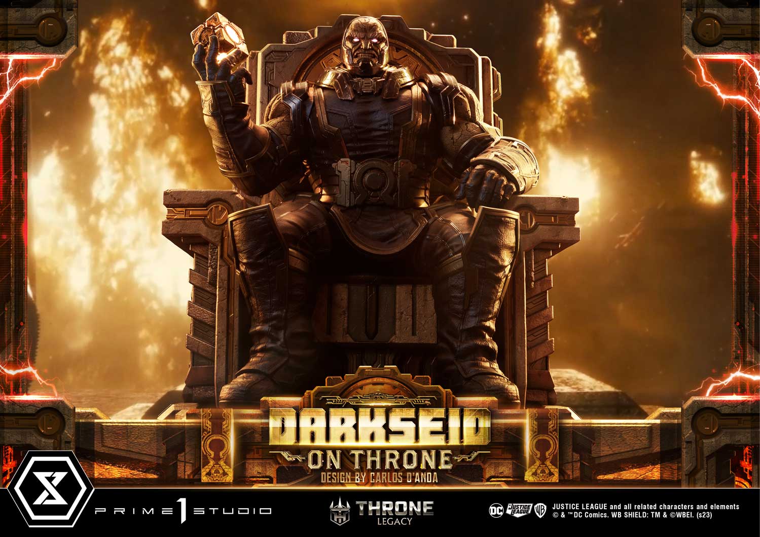 Darkseid on Throne