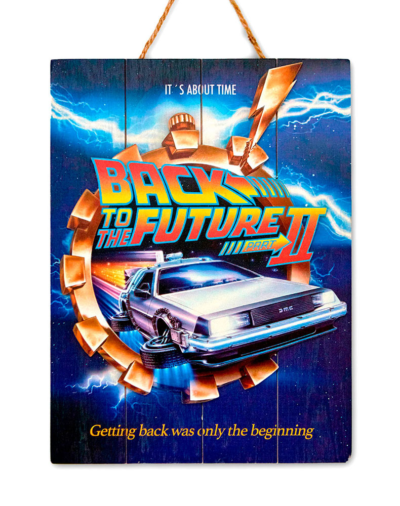 Back to the Future II WOODART 3D “Flying Delorean”