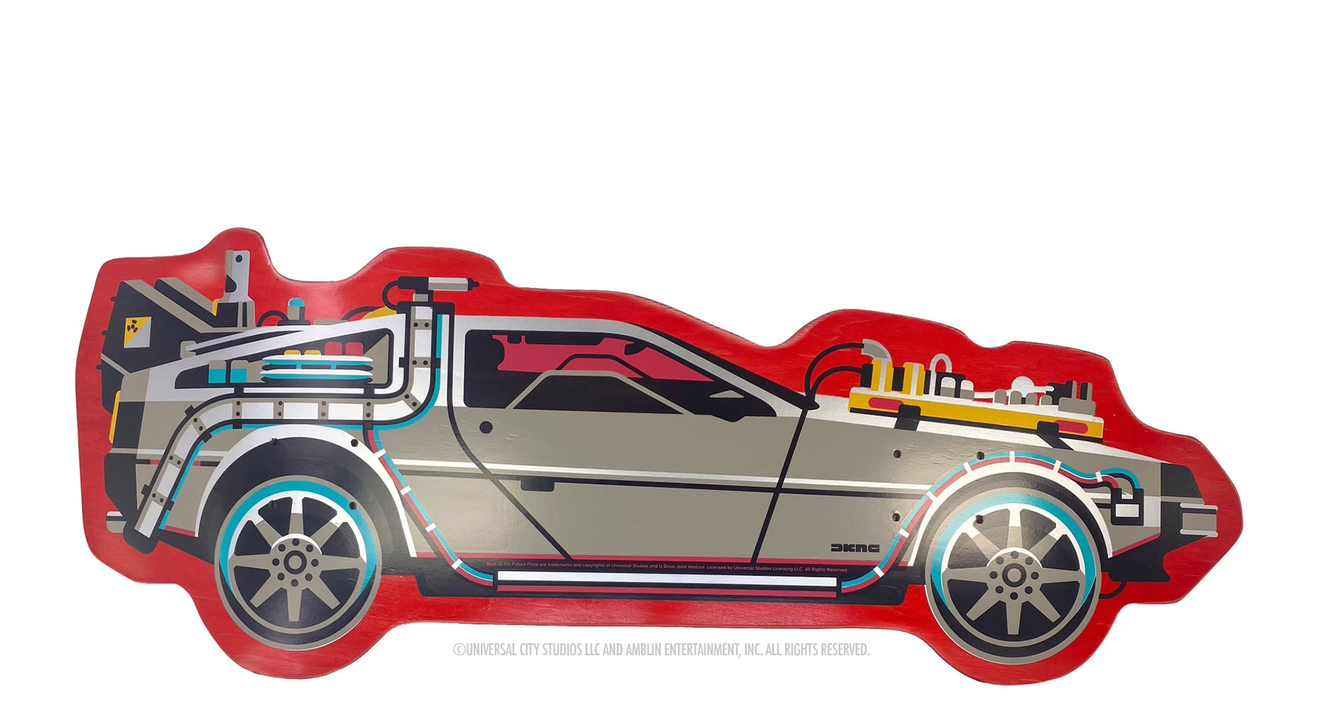 Back to The Future PART III DeLorean Shaped