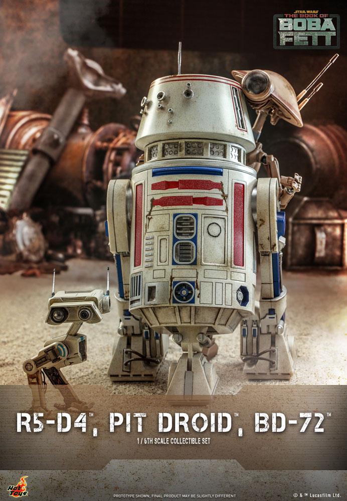 R5-D4 Pit Droid. and BD-72