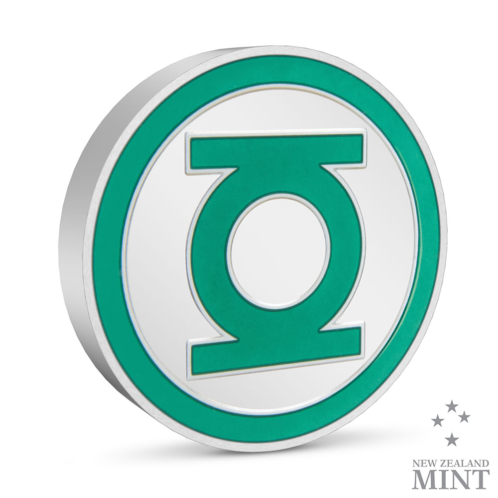 Green Lantern Logo 1oz Silver Coin
