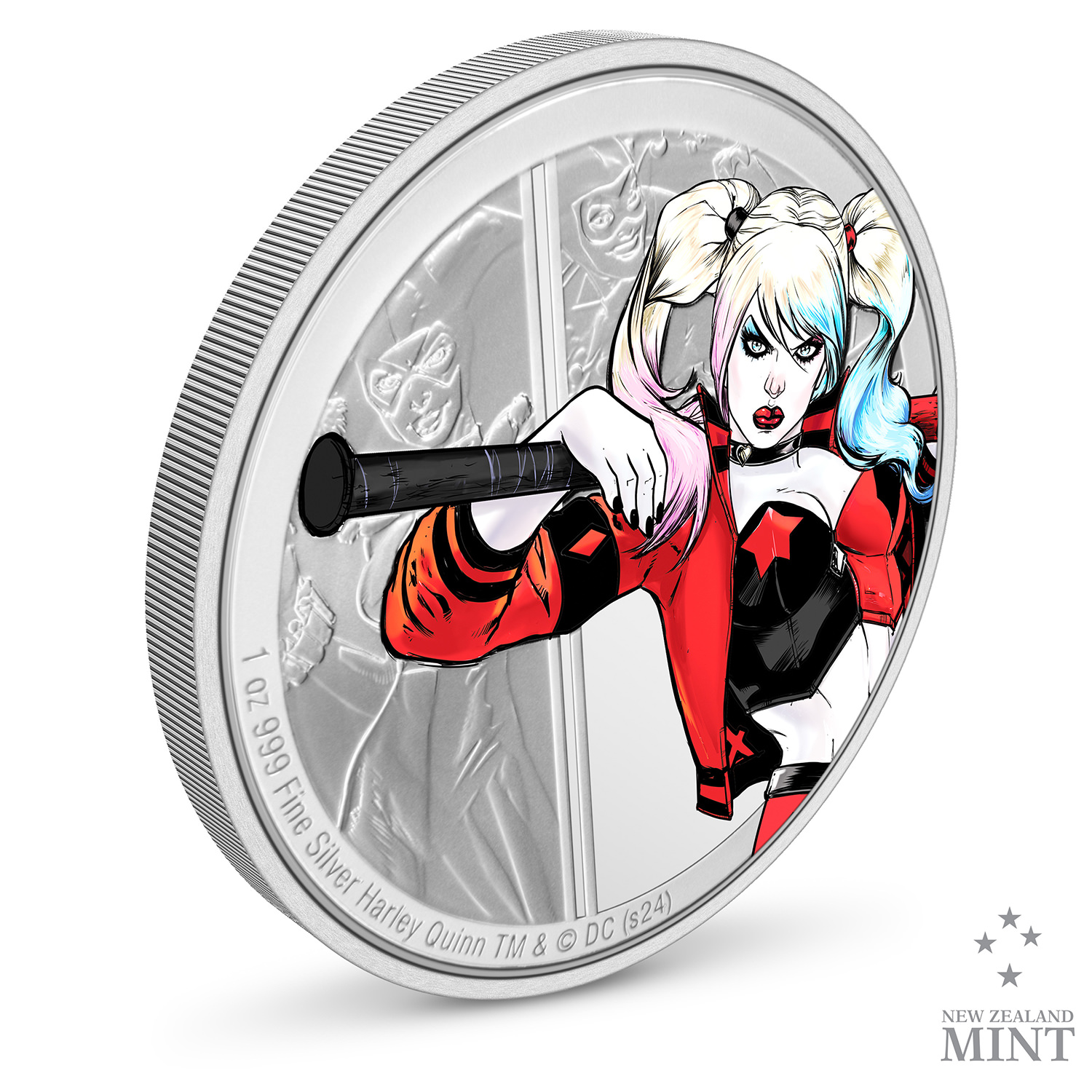 Harley Quinn 1oz Silver Coin
