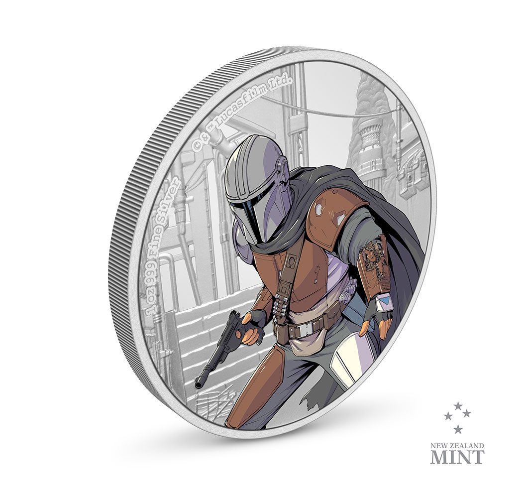 The Mandalorian 1oz Silver Coin