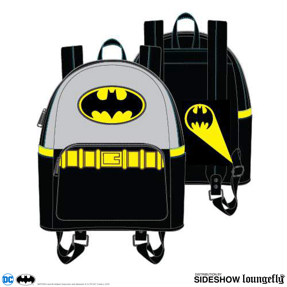 Vintage Batman Cosplay Mini Backpack