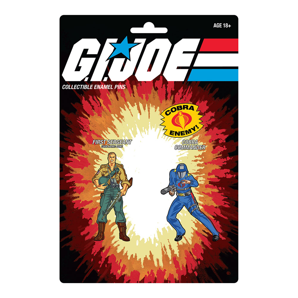 Duke x Cobra Commander Pin Set