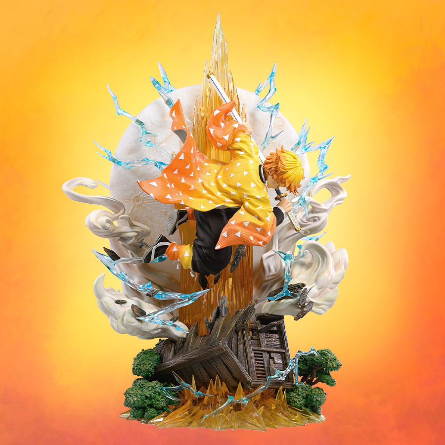 Zenitsu Agatsuma: Thunder Breathing First Form Thunderclap and Flash