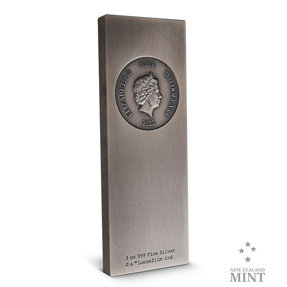 Han Solo in Carbonite 3oz Silver Coin