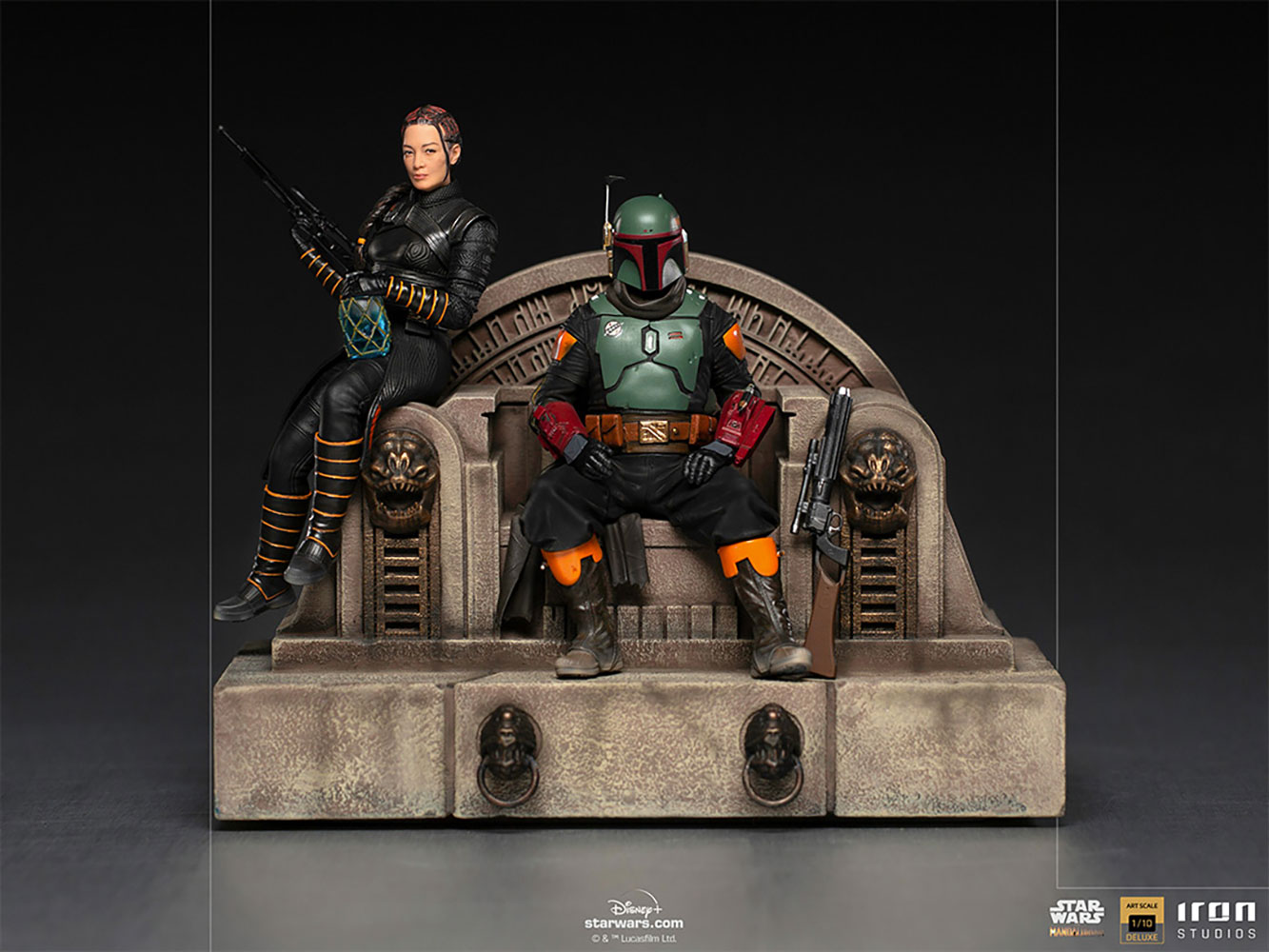 Boba Fett & Fennec Shand on Throne Deluxe