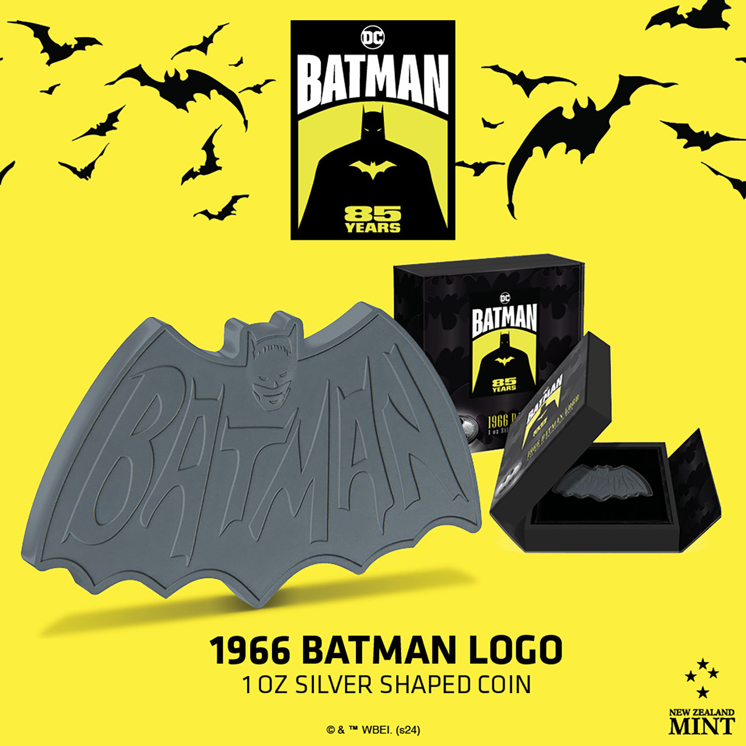 Batman 85 Years 1oz Silver Coin