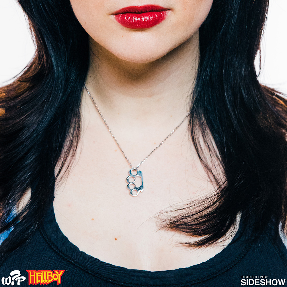 Silver Knuckles Necklace