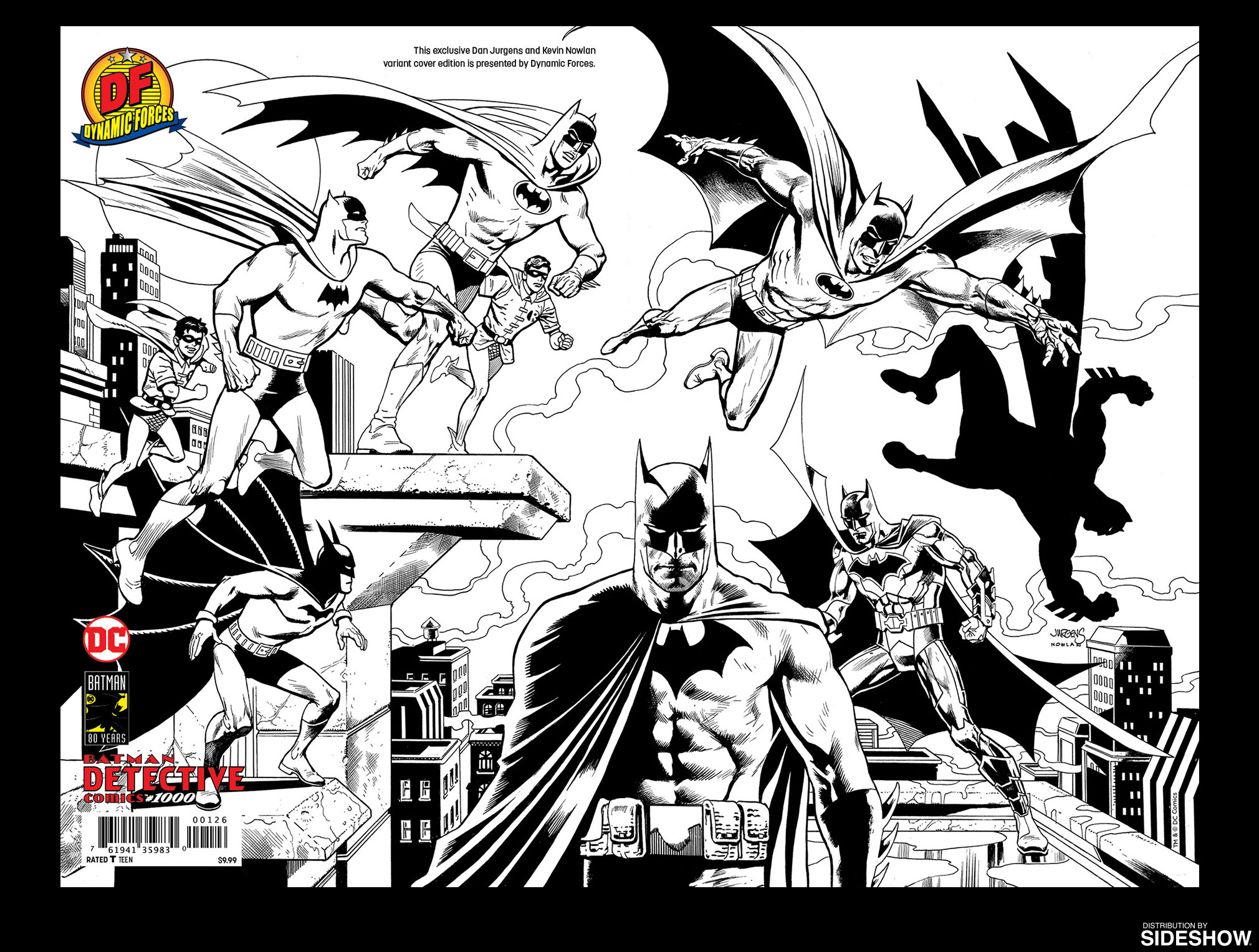 Detective Comics #1000 Pure Line Art Edition