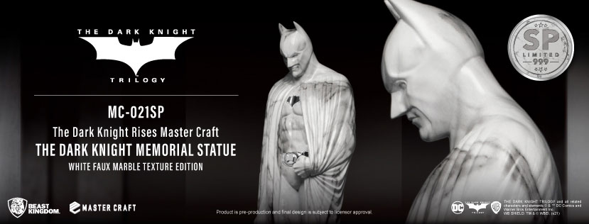 The Dark Knight Memorial (White Faux Marble Texture Edition)