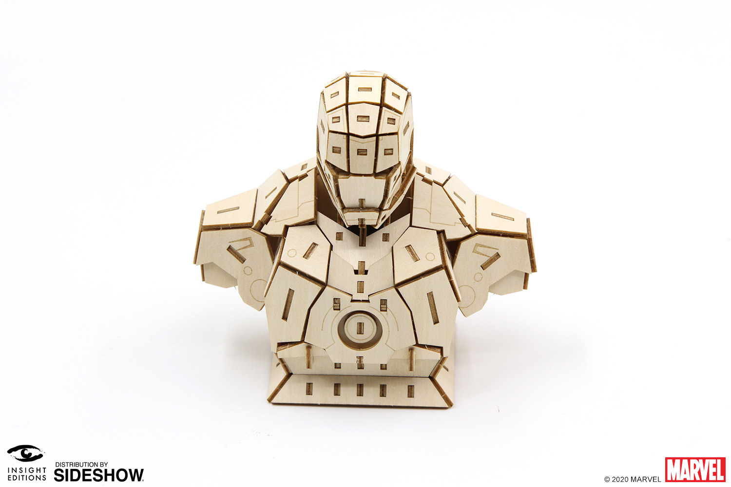 Iron Man Signature Series 3D Wood Model