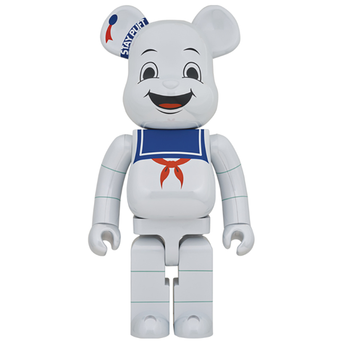 Be@rbrick Stay Puft Marshmallow Man (White Chrome Version) 1000%
