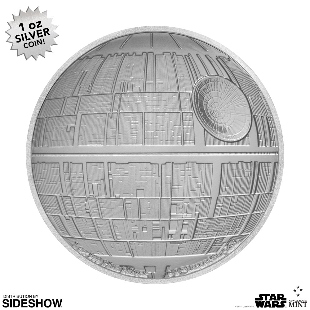 Death Star Silver Coin