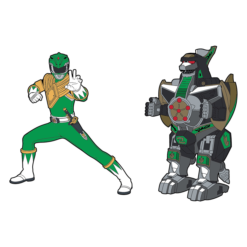 Green Ranger x Dragonzord Pin Set