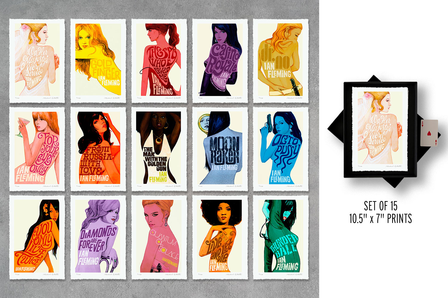 James Bond Book Cover Boxed Set