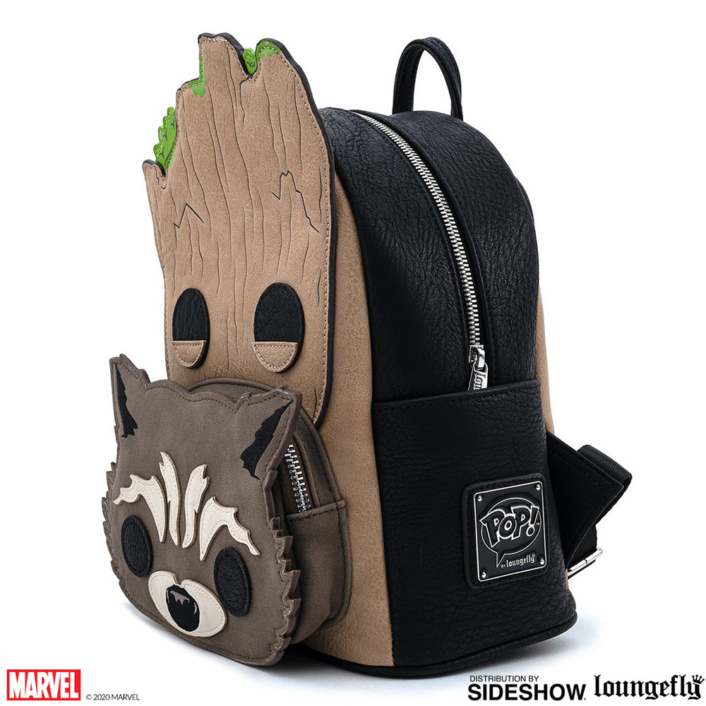 Groot and Rocket Cosplay Mini Backpack