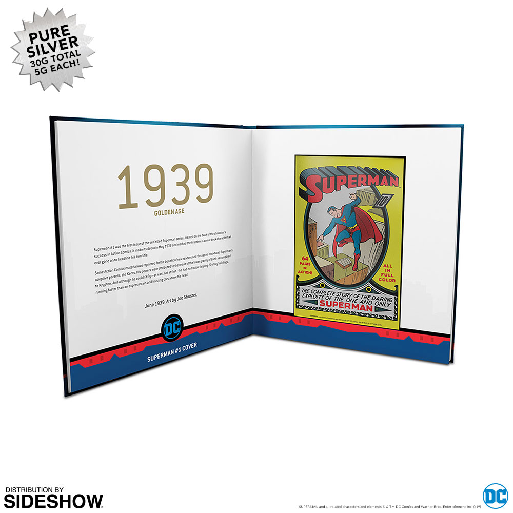 Superman 80th 5g Silver Coin Notes