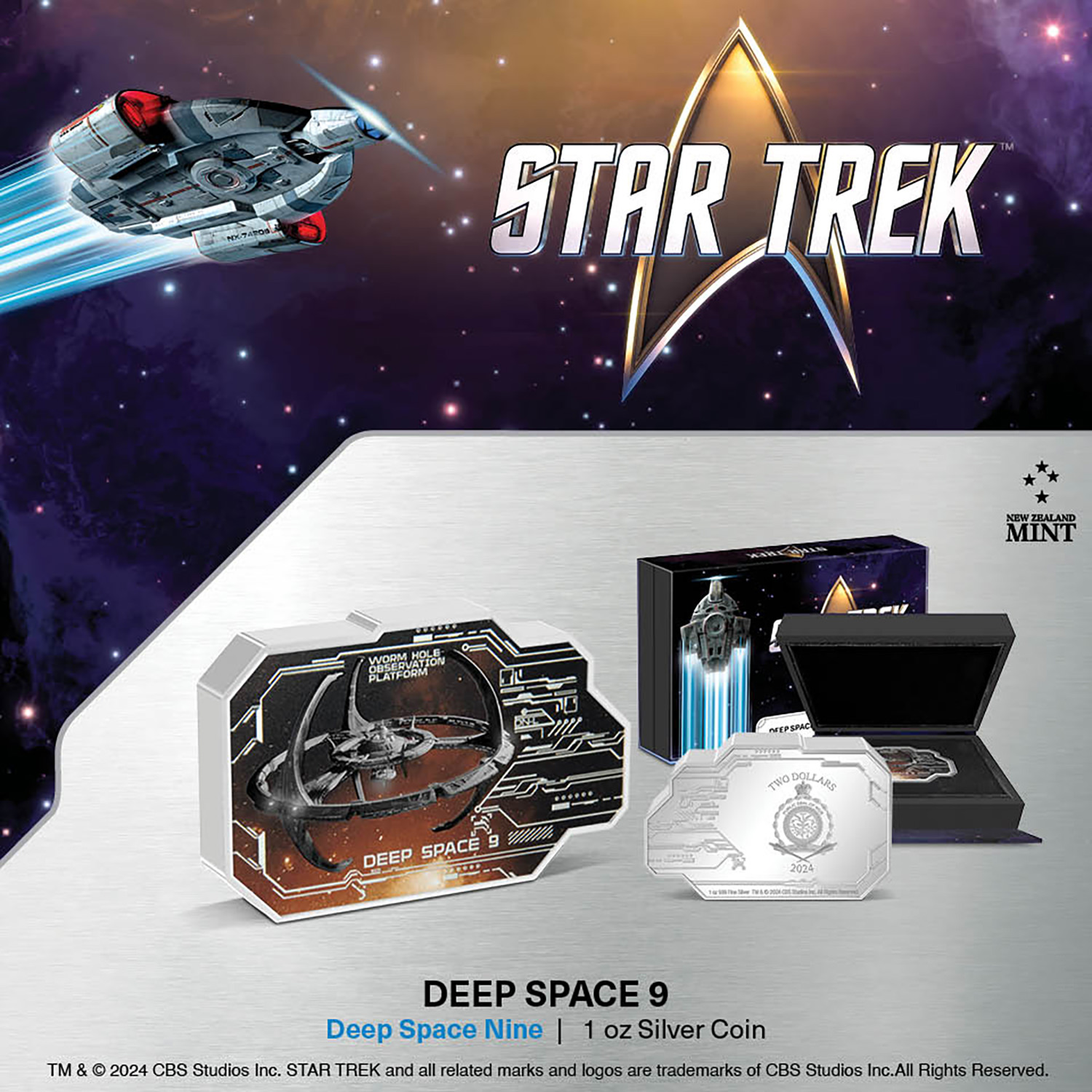 Deep Space 9 1oz Silver Coin