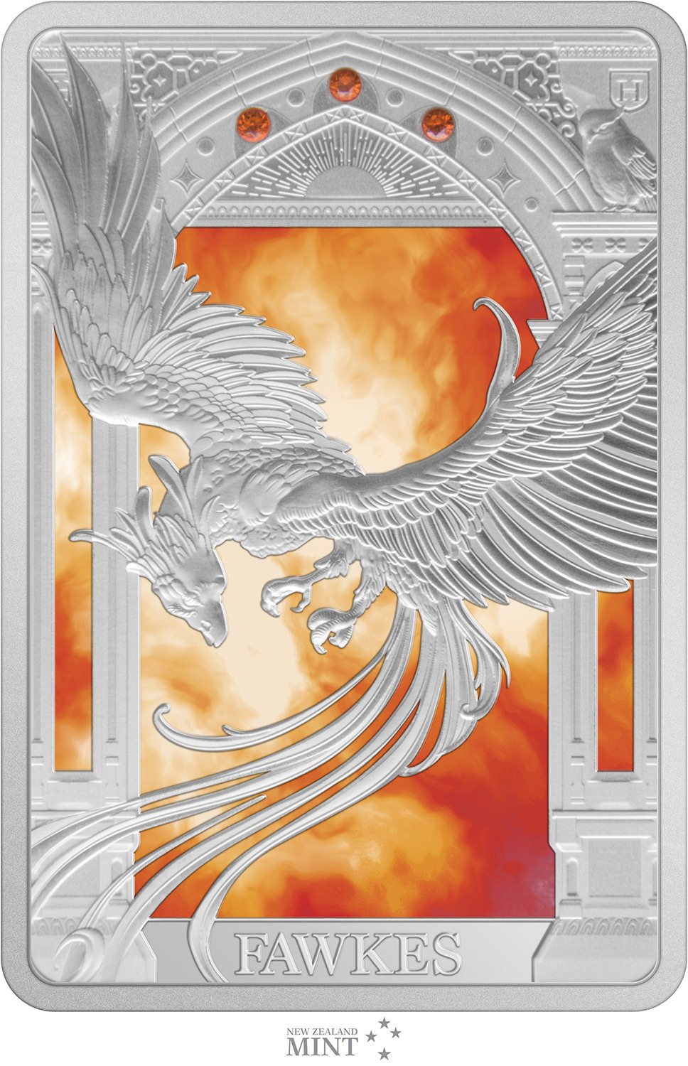 Harry Potter Magical Creature: Fawkes 1oz Silver Coin