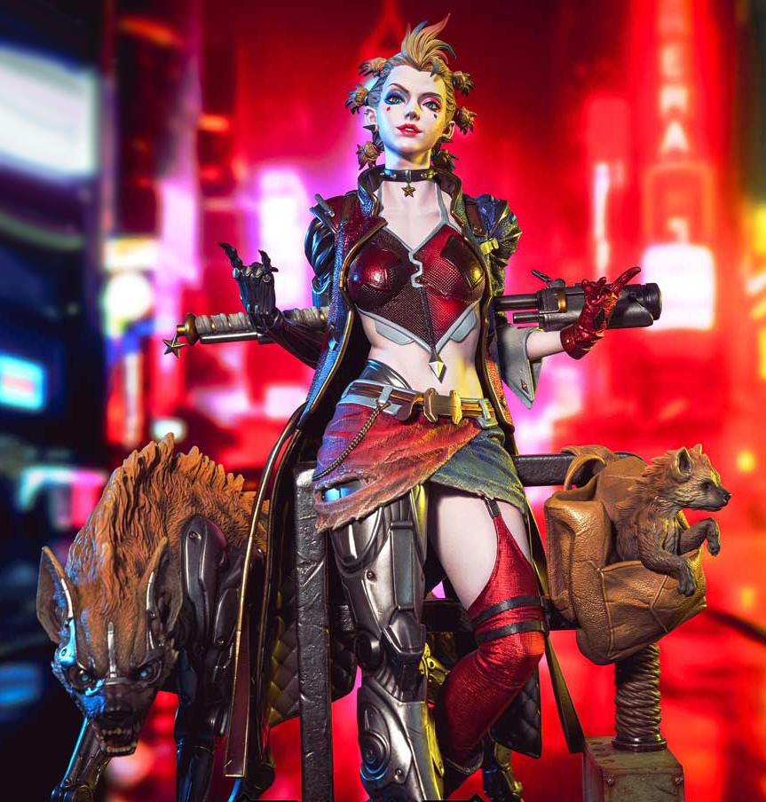 Cyberpunk Harley Quinn