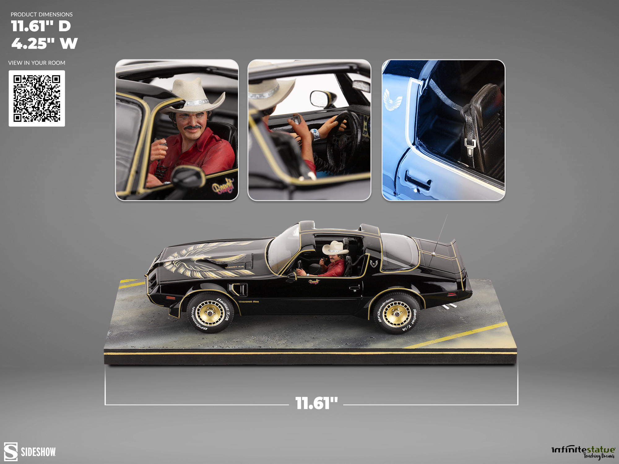 Burt Reynolds on Pontiac Firebird Trans Am 1980