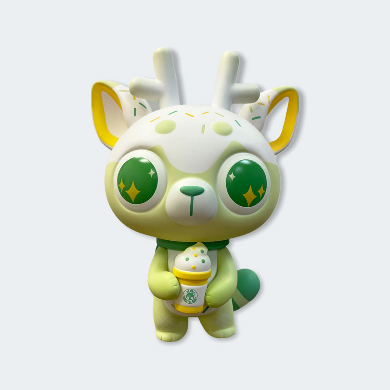 DeerCat Melon Ice Cream Soda