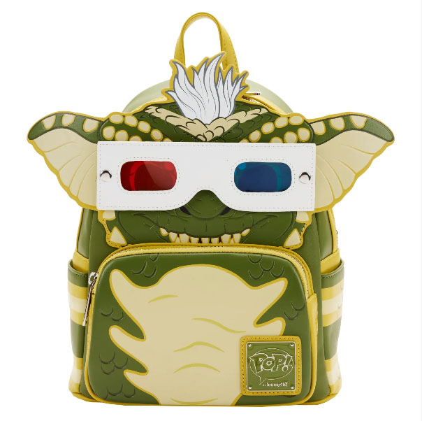 Stripe Cosplay Mini Backpack with Removable 3D Glasses