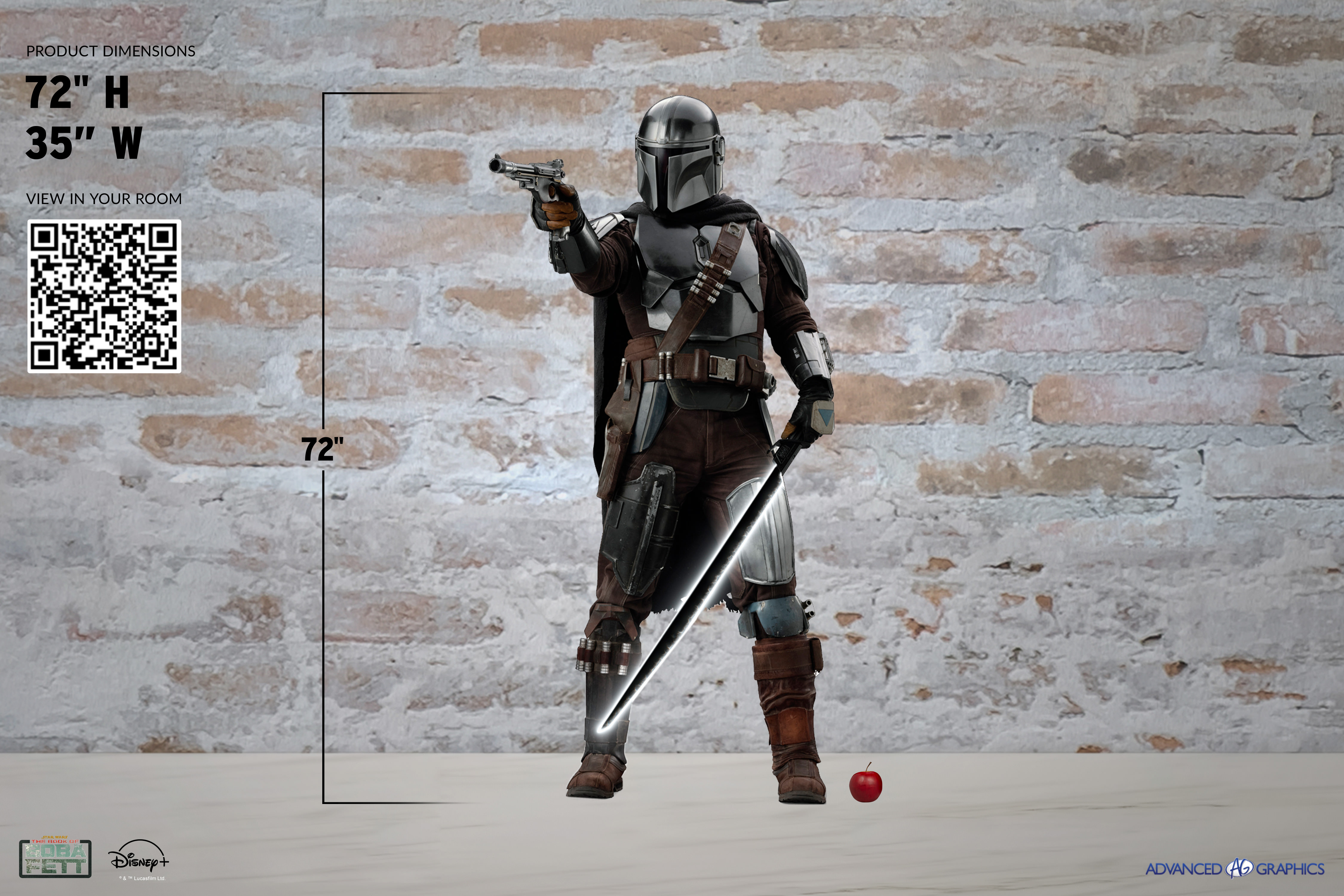 Mandalorian Life-Size Standee