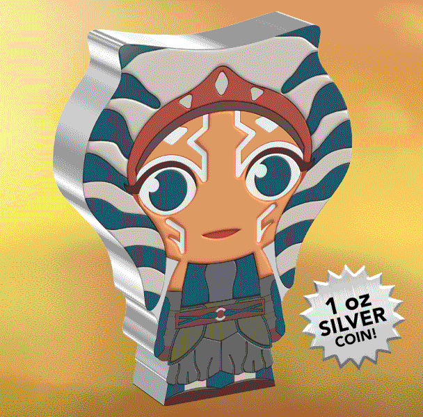 Ahsoka Tano 1oz Silver Coin