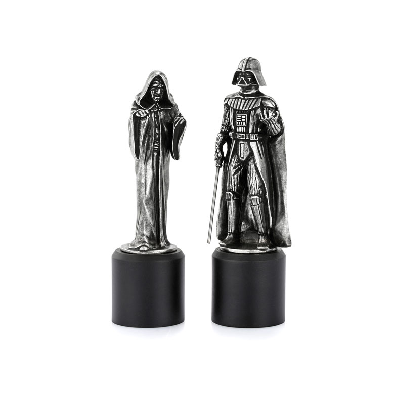 Sidious & Vader King & Queen Chess Piece Pair
