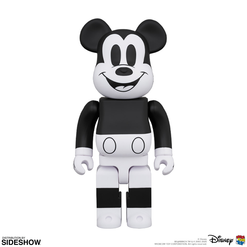 Be@rbrick Mickey Mouse (Black & White 2020 Version) 1000%